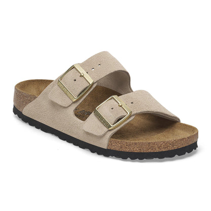 Arizona Suede Leather in Color Sandcastle | Birkenstock