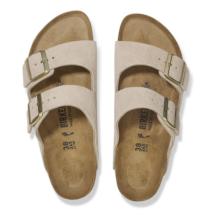 Arizona Suede Leather in Color Sandcastle | Birkenstock