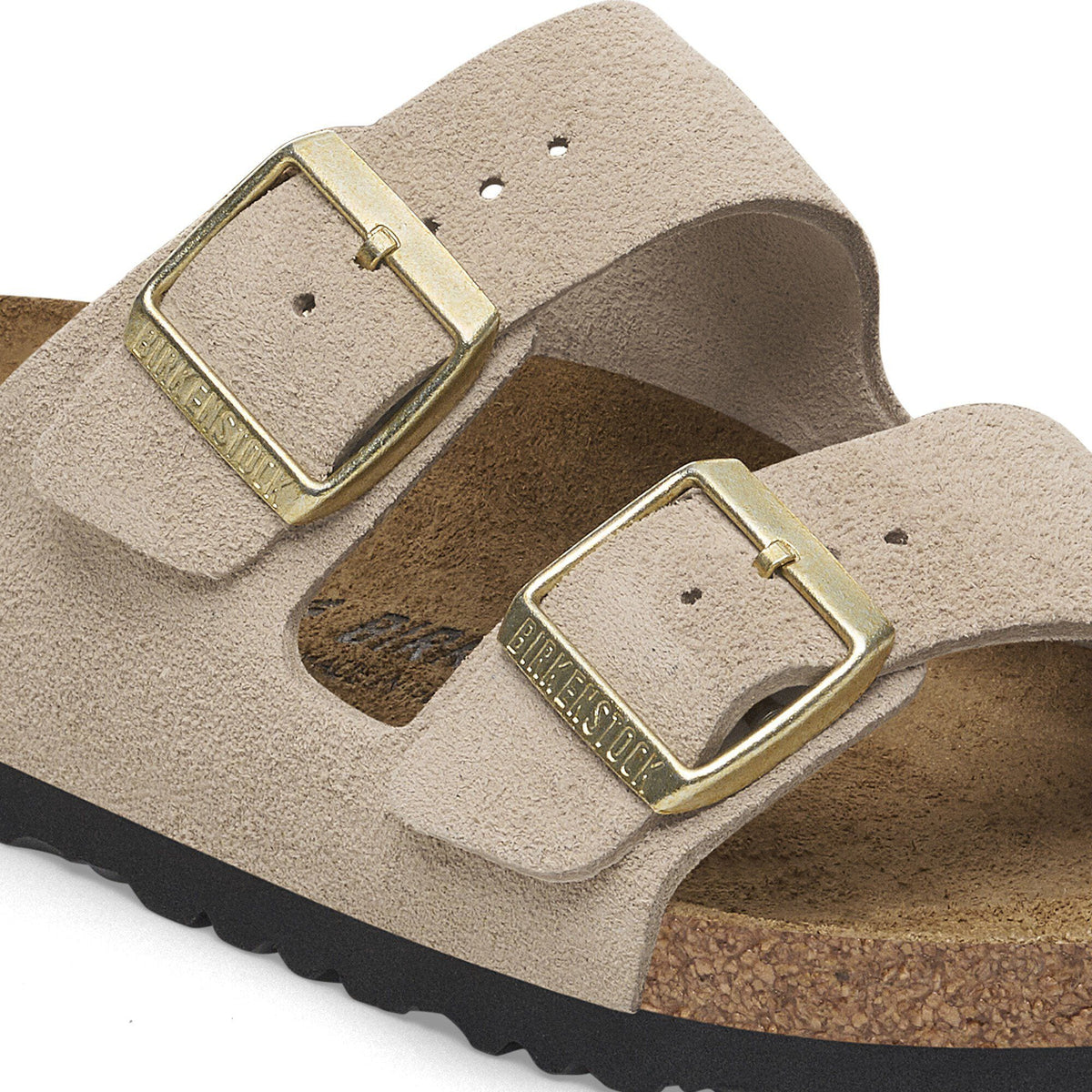 Arizona Suede Leather in Color Sandcastle | Birkenstock