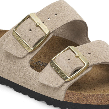 Arizona Suede Leather in Color Sandcastle | Birkenstock