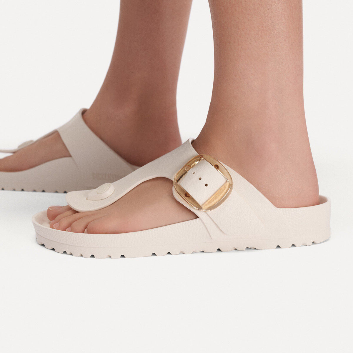 Gizeh Big Buckle EVA in Color Eggshell | Birkenstock