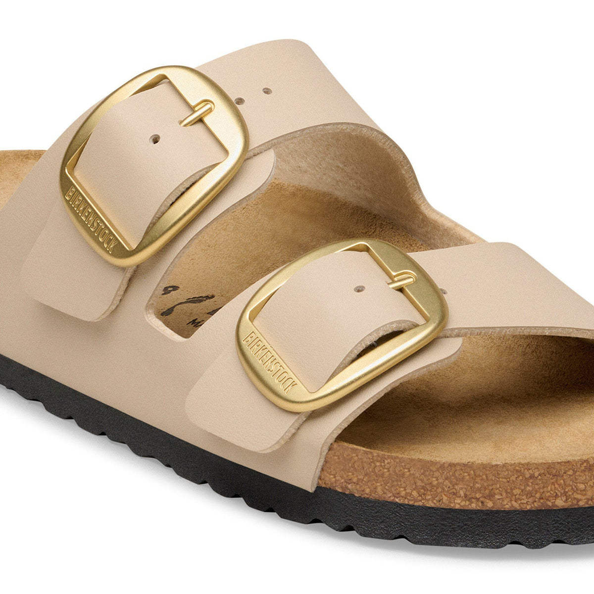 Arizona Big Buckle Birko-Flor in Color Sandcastle | Birkenstock