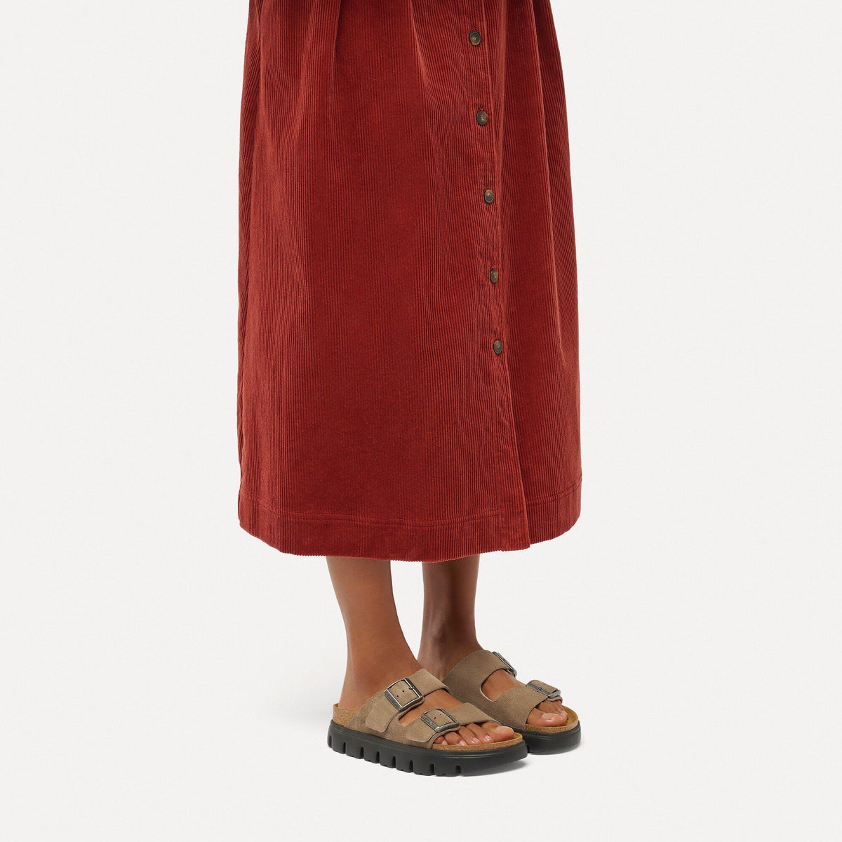 Arizona Chunky Suede Leather in Color Gray Taupe | Birkenstock