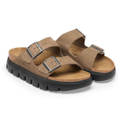 Arizona Chunky Suede Leather in Color Gray Taupe | Birkenstock