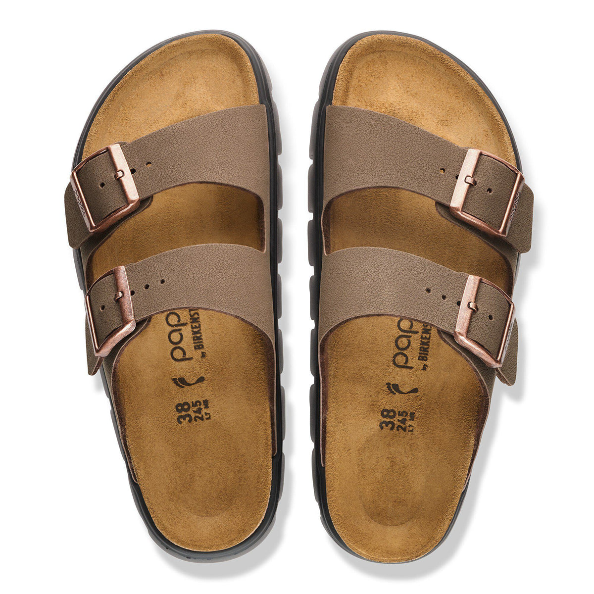 Arizona Chunky Birkibuc in Color Mocha | Birkenstock