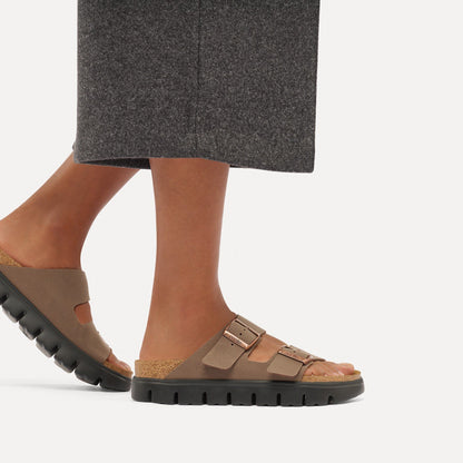 Arizona Chunky Birkibuc in Color Mocha | Birkenstock