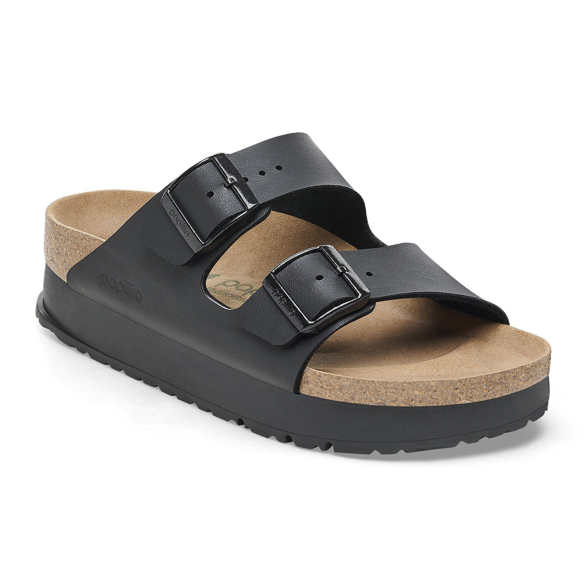Arizona Flex Platform Birko-Flor in Color Black | Birkenstock