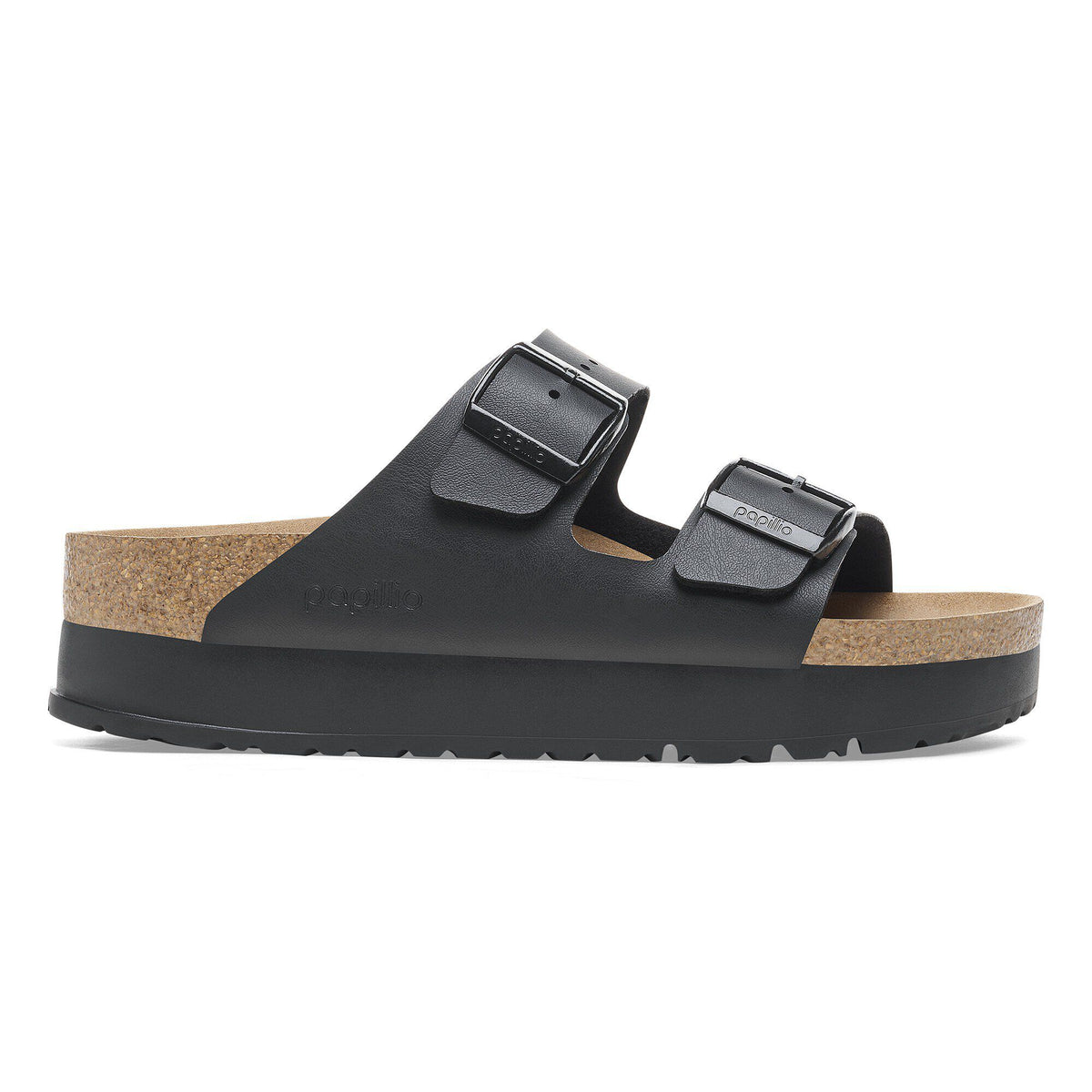 Arizona Flex Platform Birko-Flor in Color Black | Birkenstock