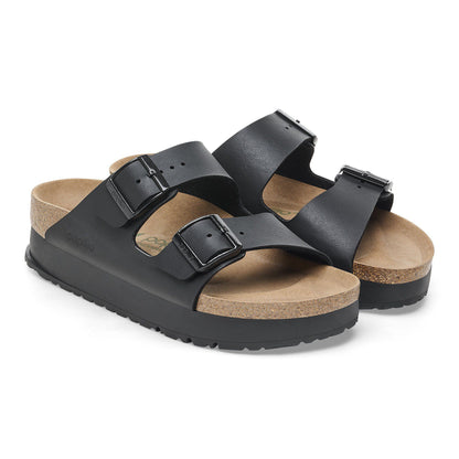 Arizona Flex Platform Birko-Flor in Color Black | Birkenstock