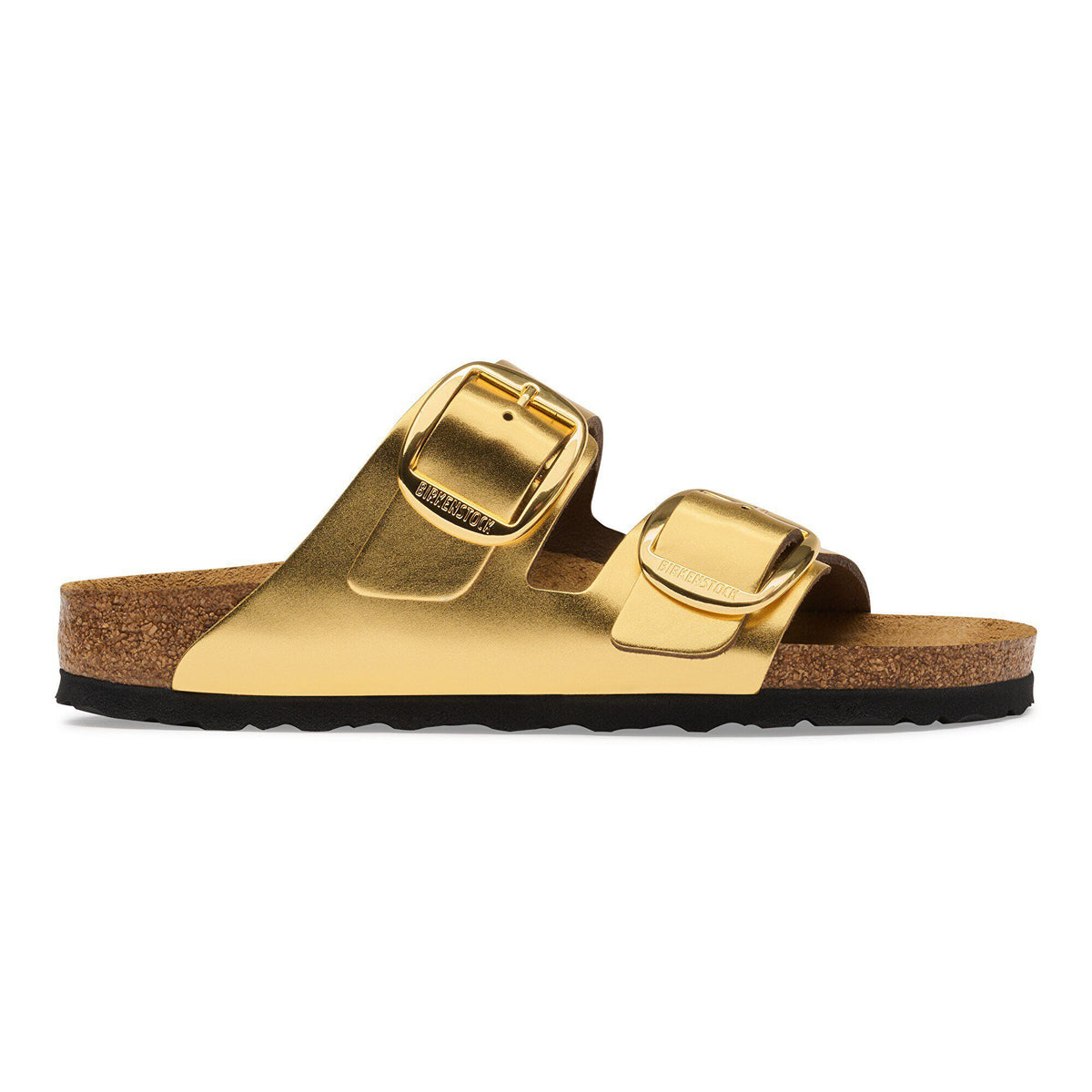 Arizona Big Buckle Leather in Color Metallic Gold | Birkenstock