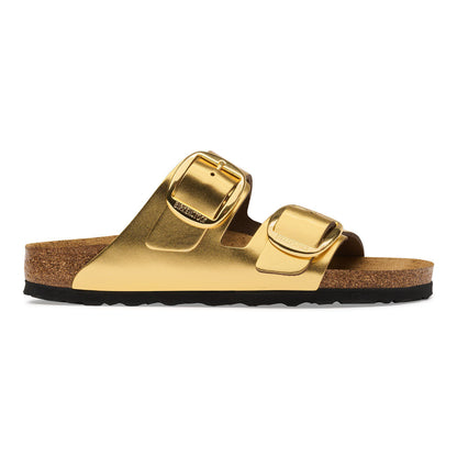 Arizona Big Buckle Leather in Color Metallic Gold | Birkenstock