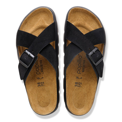 Siena  Chunky Suede Leather in Color Black | Birkenstock