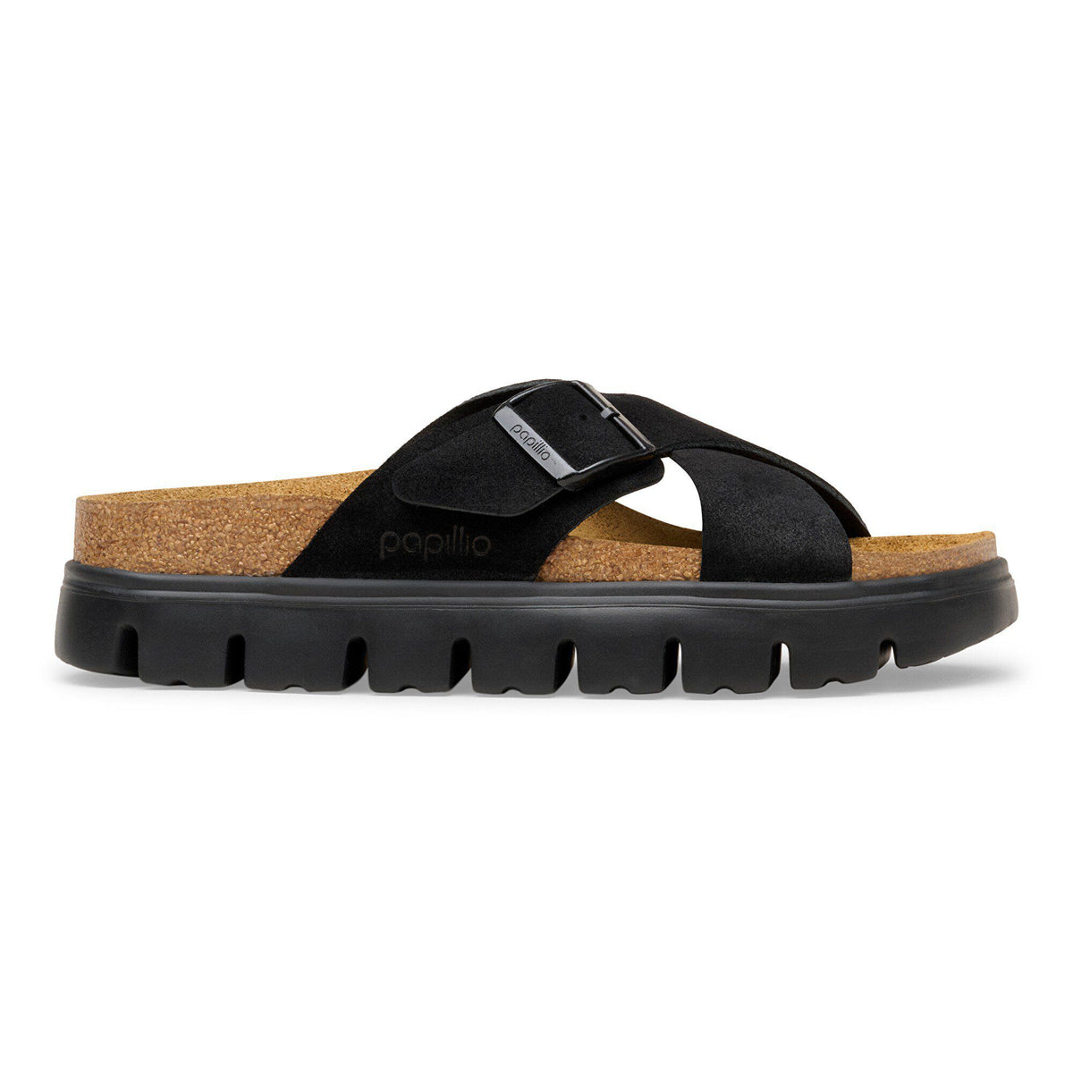 Siena  Chunky Suede Leather in Color Black | Birkenstock