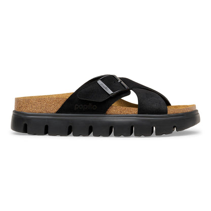 Siena  Chunky Suede Leather in Color Black | Birkenstock