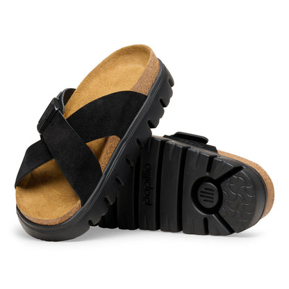 Siena  Chunky Suede Leather in Color Black | Birkenstock