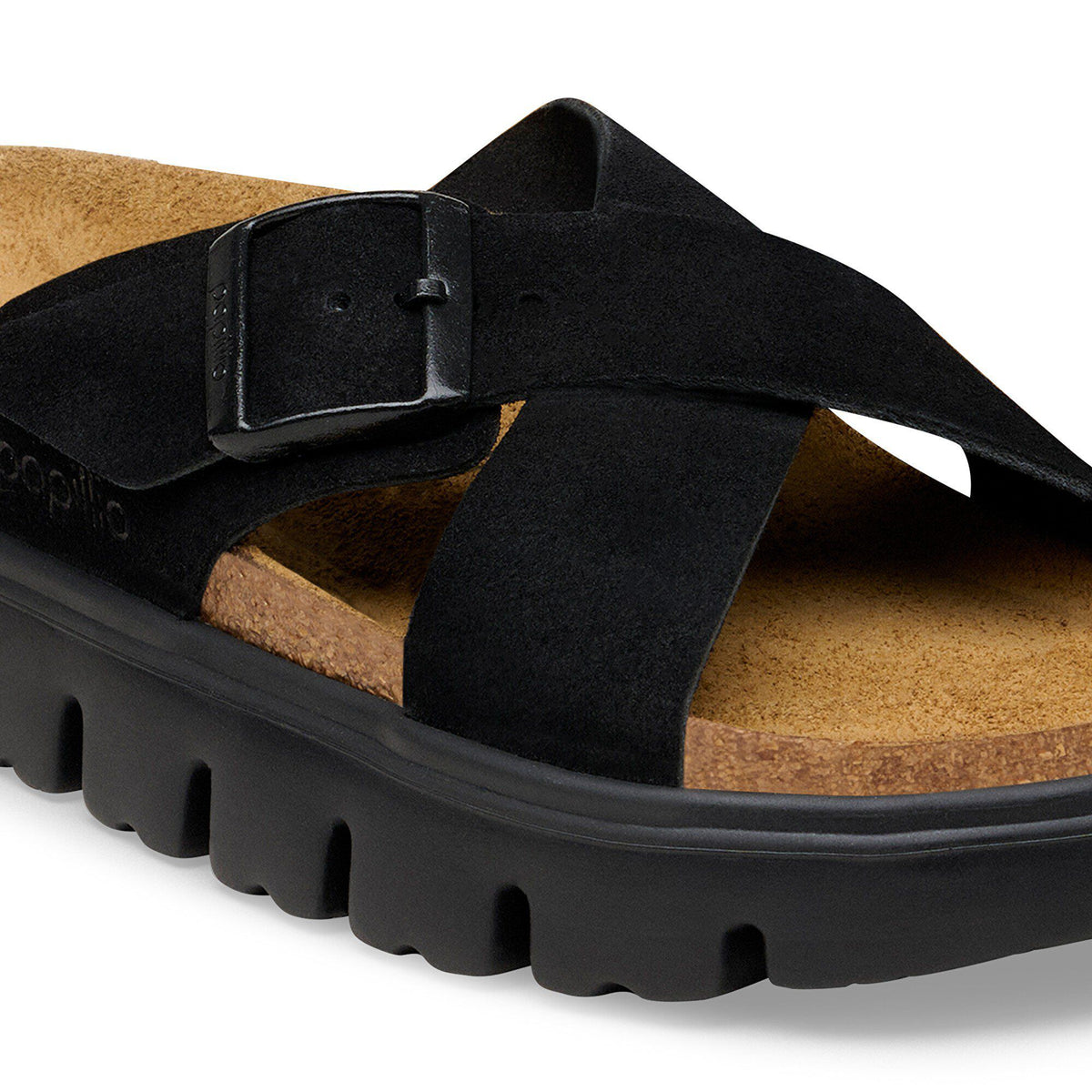 Siena  Chunky Suede Leather in Color Black | Birkenstock