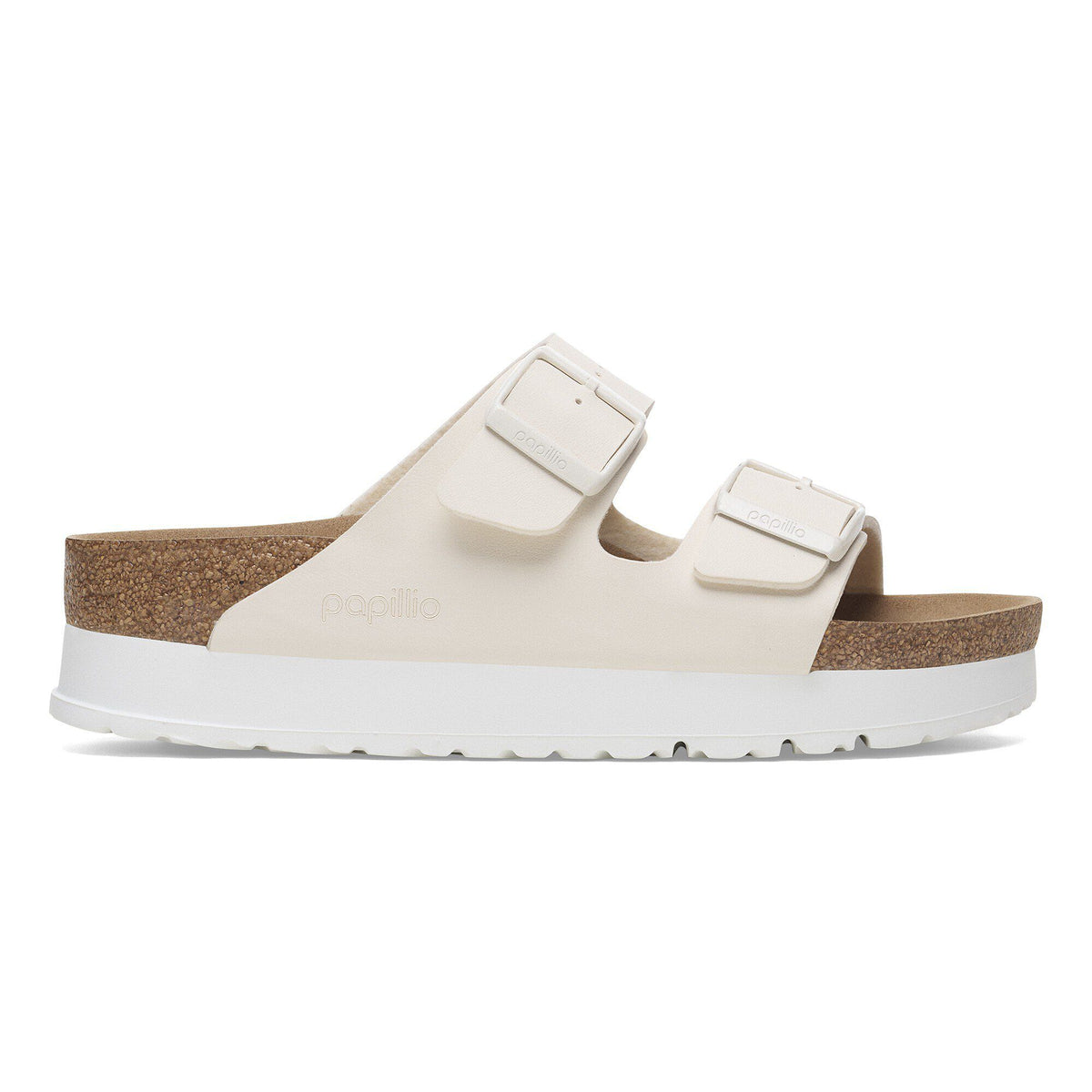 Arizona Flex Platform Birko-Flor in Color Eggshell | Birkenstock
