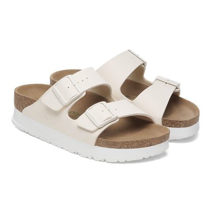 Arizona Flex Platform Birko-Flor in Color Eggshell | Birkenstock