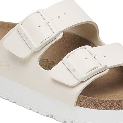 Arizona Flex Platform Birko-Flor in Color Eggshell | Birkenstock