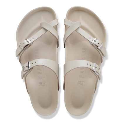 Mayari Leather in Color New Dressy Oyster | Birkenstock