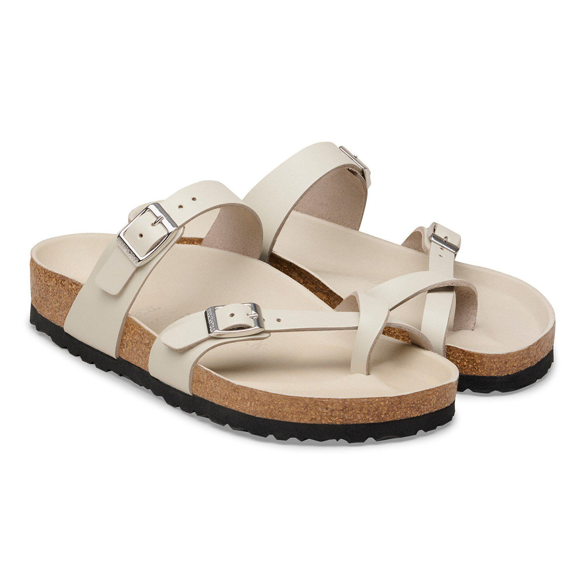 Mayari Leather in Color New Dressy Oyster | Birkenstock