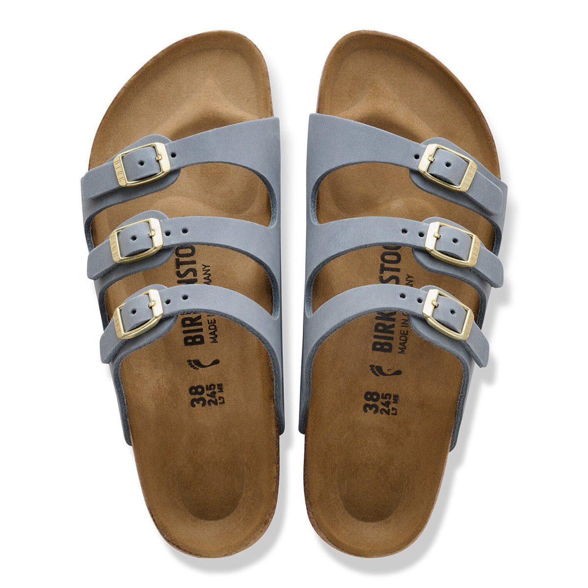Florida  Fresh Oiled Leather in Color Basalt Gray | Birkenstock
