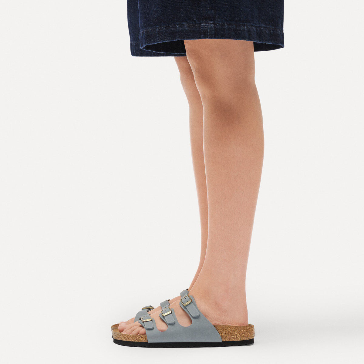 Florida  Fresh Oiled Leather in Color Basalt Gray | Birkenstock