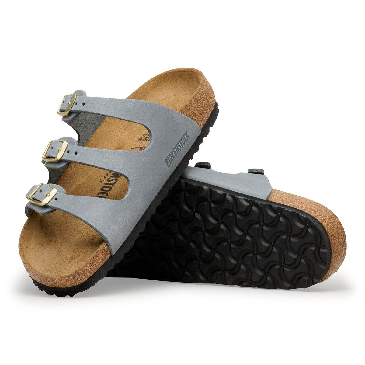 Florida  Fresh Oiled Leather in Color Basalt Gray | Birkenstock