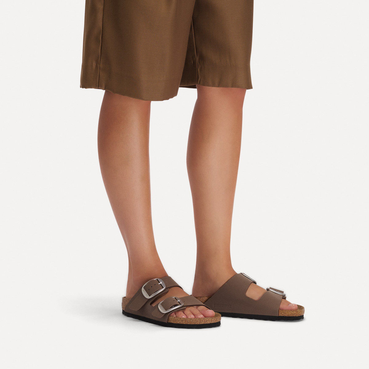 Arizona Big Buckle Birkibuc in Color Mocha | Birkenstock