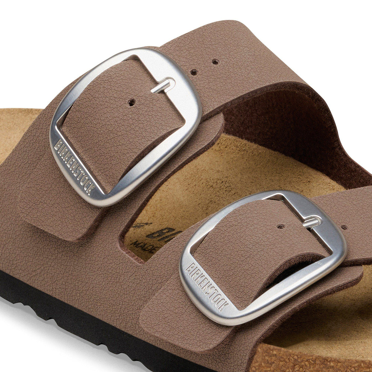 Arizona Big Buckle Birkibuc in Color Mocha | Birkenstock