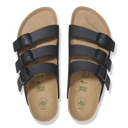 Florida Vegan Flex Platform Birko-Flor in Color Black | Birkenstock