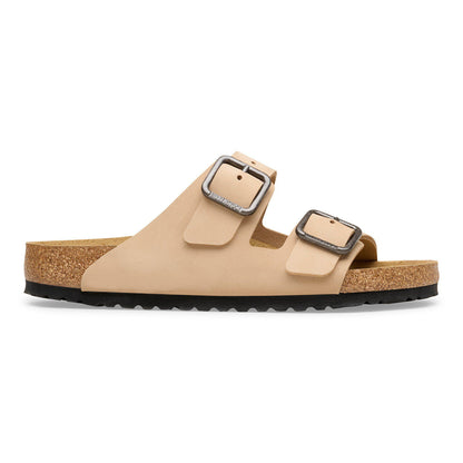 Arizona Wire Buckle Nubuck Leather in Color Sandcastle | Birkenstock