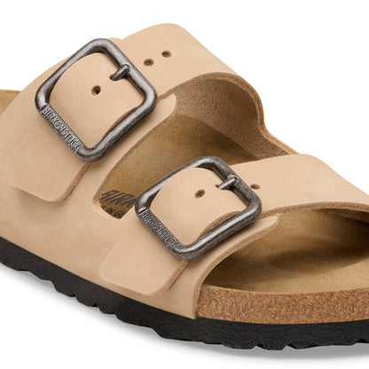 Arizona Wire Buckle Nubuck Leather in Color Sandcastle | Birkenstock
