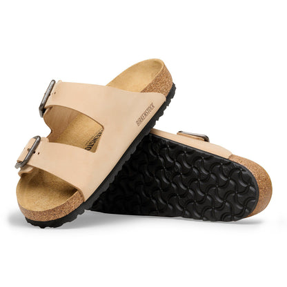 Arizona Wire Buckle Nubuck Leather in Color Sandcastle | Birkenstock