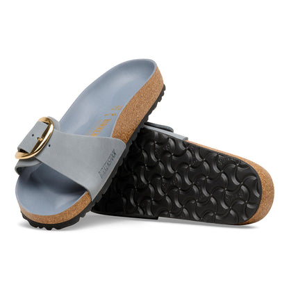 Madrid Big Buckle Oiled Leather in Color Basalt Gray | Birkenstock
