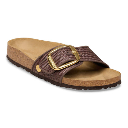Madrid Big Buckle Raffia Textile in Color Raffia Carafe | Birkenstock