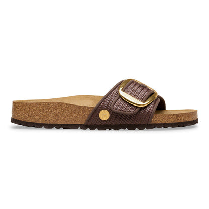 Madrid Big Buckle Raffia Textile in Color Raffia Carafe | Birkenstock
