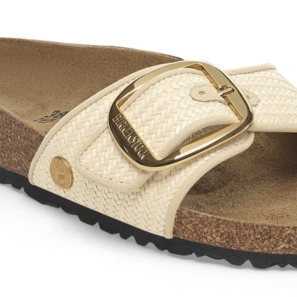 Madrid Big Buckle Raffia Textile in Color Raffia Naturale | Birkenstock