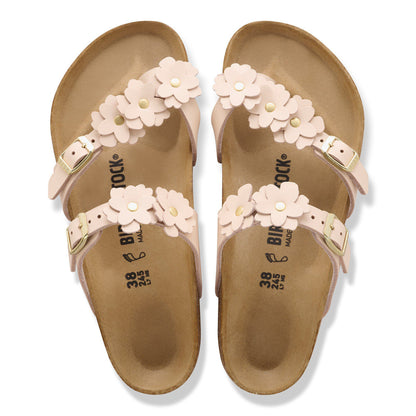 Mayari Flowers Leather in Color Light Rose | Birkenstock