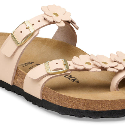 Mayari Flowers Leather in Color Light Rose | Birkenstock