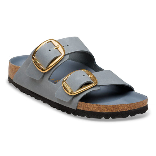 Arizona Big Buckle Oiled Leather in Color Basalt Gray | Birkenstock