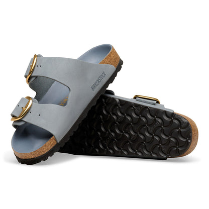 Arizona Big Buckle Oiled Leather in Color Basalt Gray | Birkenstock