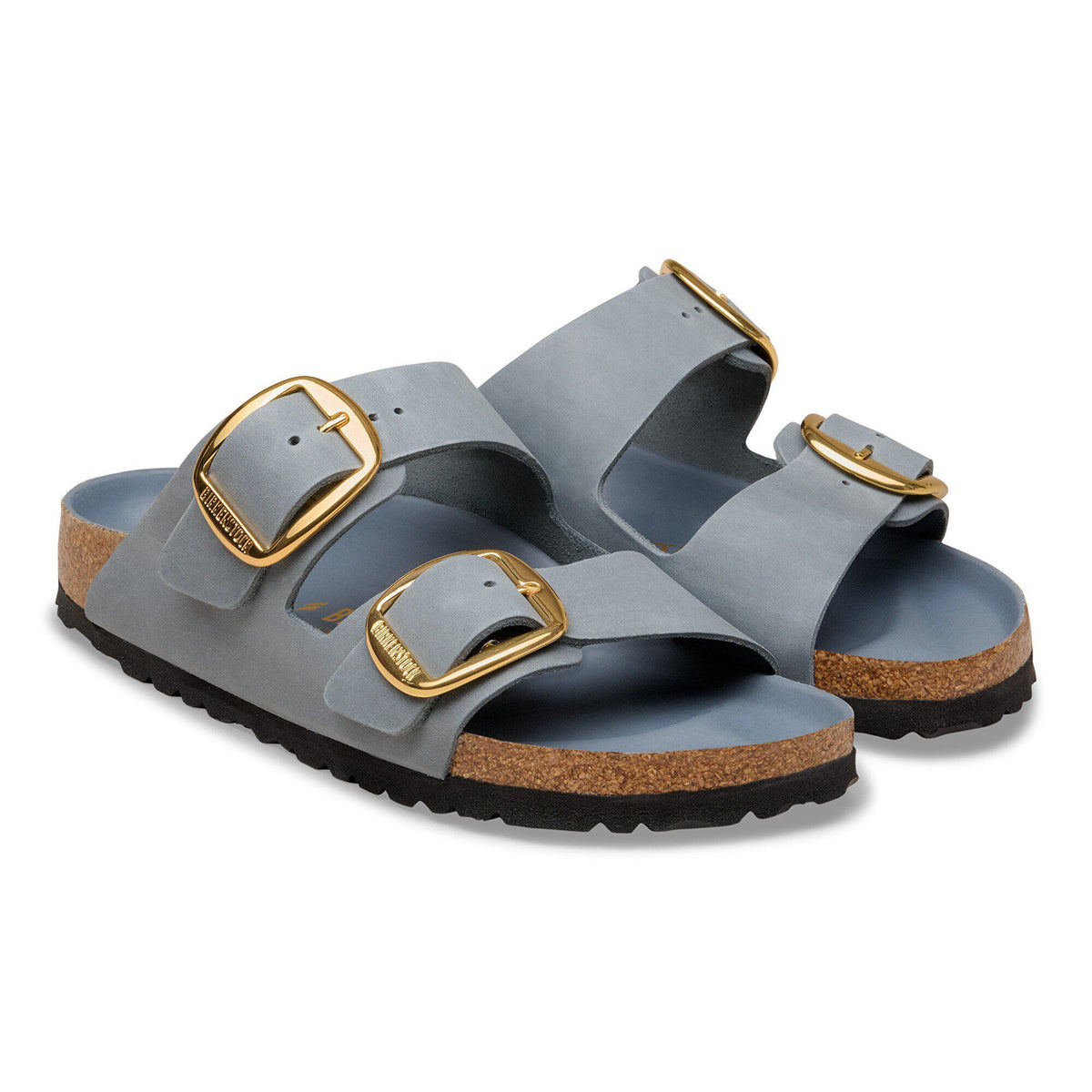 Arizona Big Buckle Oiled Leather in Color Basalt Gray | Birkenstock