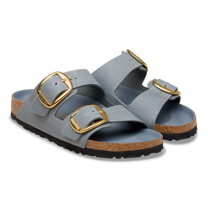 Arizona Big Buckle Oiled Leather in Color Basalt Gray | Birkenstock