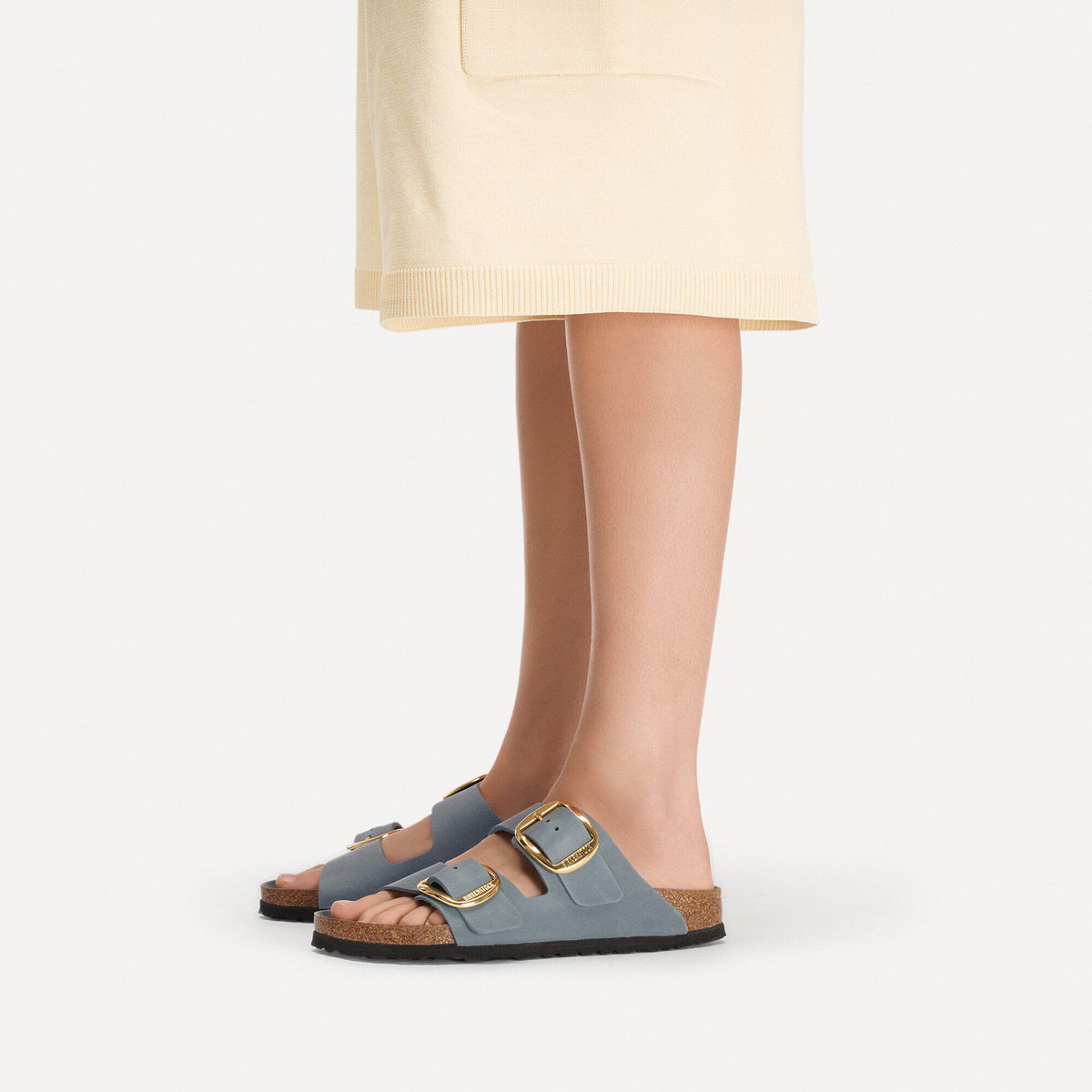 Arizona Big Buckle Oiled Leather in Color Basalt Gray | Birkenstock