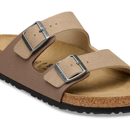 Arizona Mixed Synthetic Material in Color Taupe/Mocha | Birkenstock
