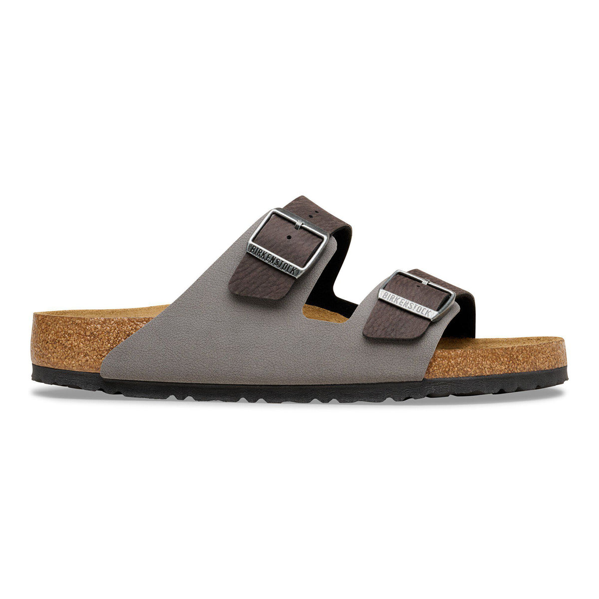 Arizona Mixed Synthetic Material in Color Black/Dark Gray | Birkenstock