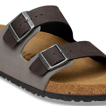 Arizona Mixed Synthetic Material in Color Black/Dark Gray | Birkenstock