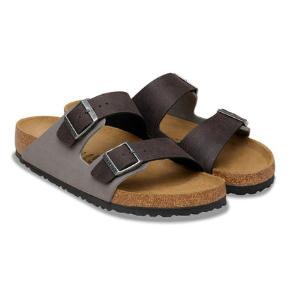 Arizona Mixed Synthetic Material in Color Black/Dark Gray | Birkenstock