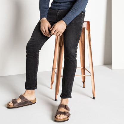 Arizona Soft Footbed Oiled Leather in Color Habana | Birkenstock